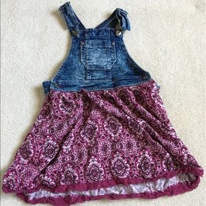 girls Old Navy overall dress